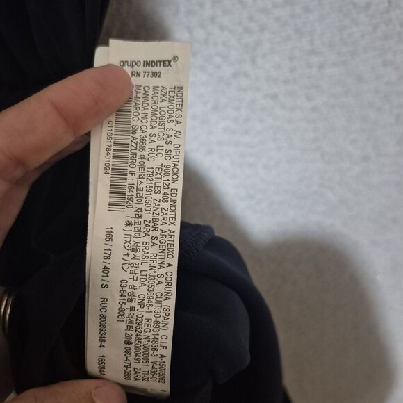 Nwt Zara Women's High Neck Solid Blue Side Cut Out Flux Skirt Romper Small - Picture 4 of 8